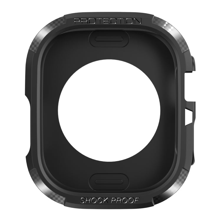 Carbon Fiber Shockproof Case For Apple Watch Ultra 49mm(Black)