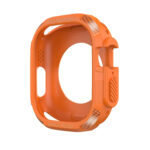 Carbon Fiber Shockproof Case For Apple Watch Ultra 49mm(Orange)