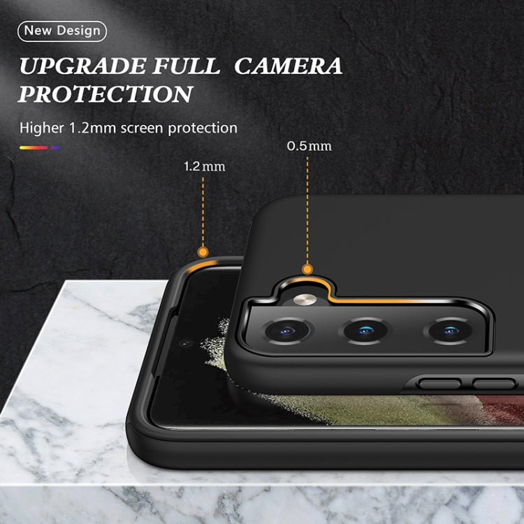 For Samsung Galaxy S23+ 5G PC + TPU Magnetic Phone Case with Invisible Ring Holder(Black)