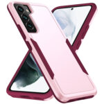 For Samsung Galaxy S23+ 5G Pioneer Armor PC + TPU Phone Case(Pink)