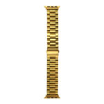 Strains Metal Watch Band For Apple Watch Series 8&7 41mm / SE 2&6&SE&5&4 40mm / 3&2&1 38mm(Gold)