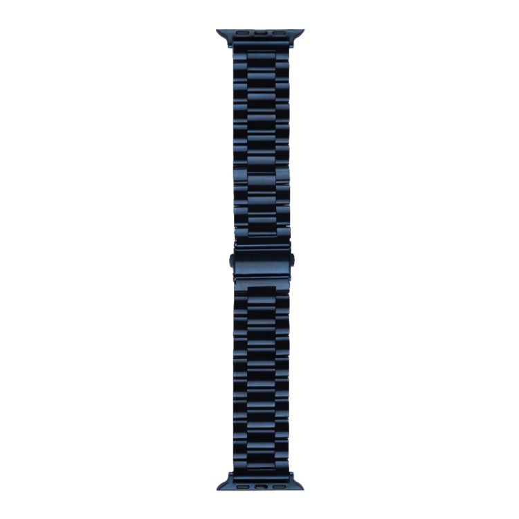 Strains Metal Watch Band For Apple Watch Series 8&7 41mm / SE 2&6&SE&5&4 40mm / 3&2&1 38mm(Blue)