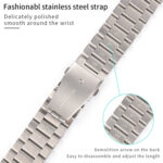 Strains Metal Watch Band For Apple Watch Series 8&7 41mm / SE 2&6&SE&5&4 40mm / 3&2&1 38mm(Silver)