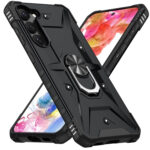 For Samsung Galaxy S23 5G Ring Holder Phone Case(Black)