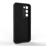 For Samsung Galaxy S23+ 5G Magic Shield TPU + Flannel Phone Case(Dark Grey)