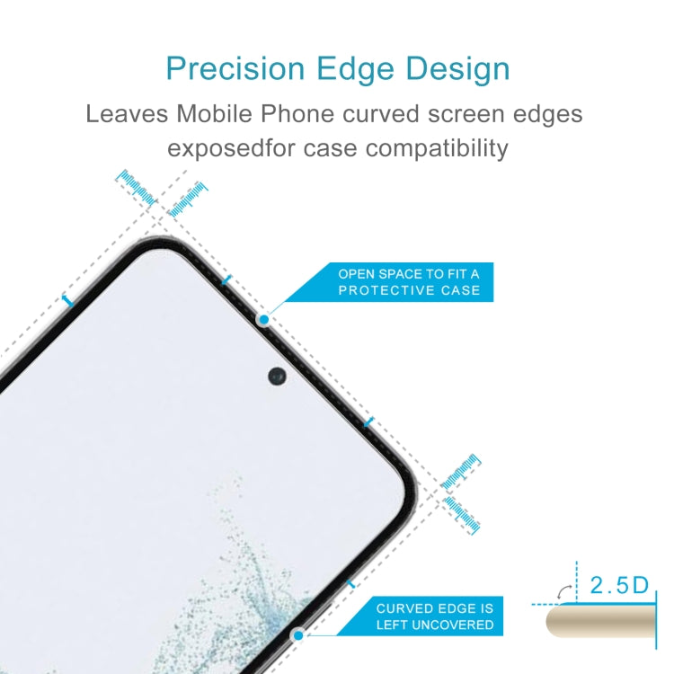 For Samsung Galaxy S23 5G 0.26mm 9H 2.5D Tempered Glass Film, Support Fingerprint Unlock