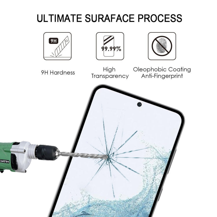 For Samsung Galaxy S23 5G Full Glue Full Cover Screen Protector Tempered Glass Film