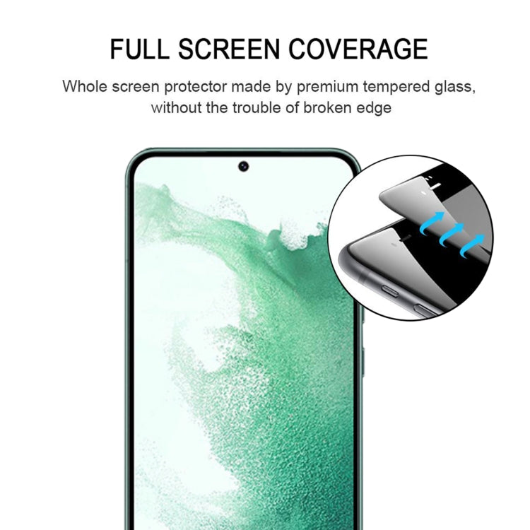 For Samsung Galaxy S23+ 5G Full Glue Full Cover Screen Protector Tempered Glass Film