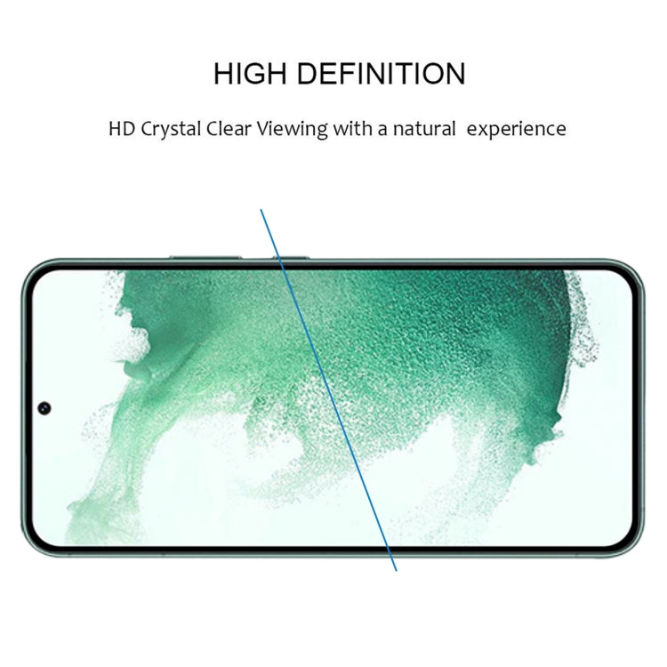 For Samsung Galaxy S23+ 5G 3D Curved Edge Full Screen Edge Glue Tempered Glass Film