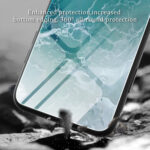 For Xiaomi Redmi Note 12 Pro China Marble Pattern Glass Phone Case(Ocean Waves)