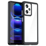 For Xiaomi Redmi Note 12 Pro China Colorful Series Acrylic + TPU Phone Case(Black)