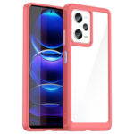 For Xiaomi Redmi Note 12 Pro China Colorful Series Acrylic + TPU Phone Case(Red)