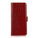 For Xiaomi Redmi Note 12 Pro China Crocodile Top Layer Cowhide Leather Phone Case(Red)