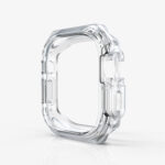 For Apple Watch Ultra 49mm Double Color Armor Shockproof Case(Transparent)