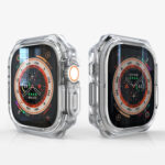 For Apple Watch Ultra 49mm Double Color Armor Shockproof Case(Transparent)