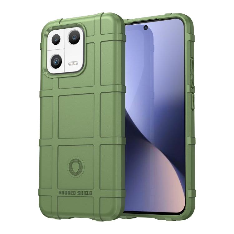 For Xiaomi 13 Full Coverage Shockproof TPU Phone Case(Green)