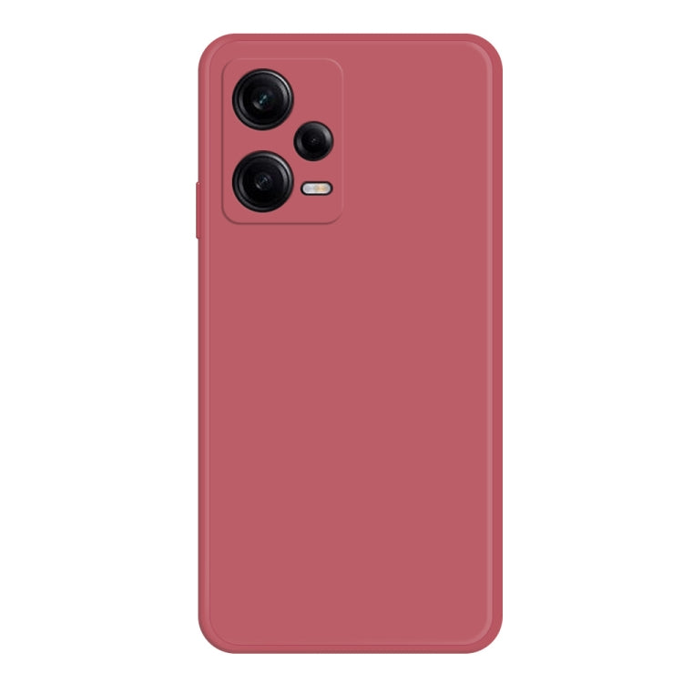 For Xiaomi Redmi Note 12 Pro China Imitation Liquid Silicone Straight Edge Phone Case(Red)