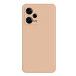 For Xiaomi Redmi Note 12 Pro China Imitation Liquid Silicone Straight Edge Phone Case(Apricot)