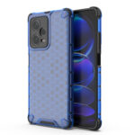 For Xiaomi Redmi Note 12 Pro+ China Shockproof Honeycomb PC + TPU Phone Case(Blue)