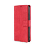 For Xiaomi Redmi Note 12 Pro China Skin Feel Crocodile Magnetic Clasp Leather Phone Case(Red)