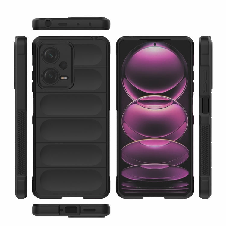 For Xiaomi Redmi Note 12 Pro China Magic Shield TPU + Flannel Phone Case(Purple)