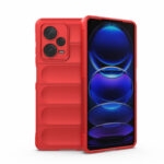 For Xiaomi Redmi Note 12 Pro+ China Magic Shield TPU + Flannel Phone Case(Red)