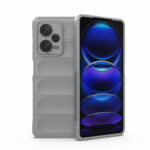 For Xiaomi Redmi Note 12 Pro+ China Magic Shield TPU + Flannel Phone Case(Grey)