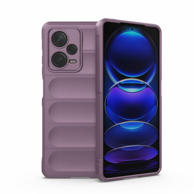 For Xiaomi Redmi Note 12 Pro+ China Magic Shield TPU + Flannel Phone Case(Purple)