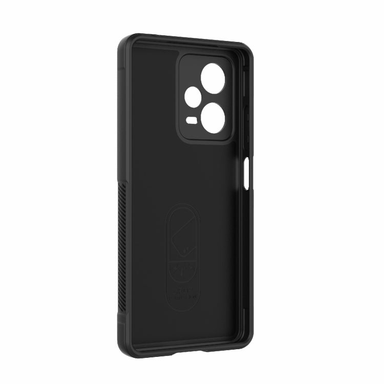 For Xiaomi Redmi Note 12 Pro+ China Magic Shield TPU + Flannel Phone Case(White)