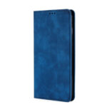 For Xiaomi Redmi Note 12 Pro+ China Skin Feel Magnetic Horizontal Flip Leather Phone Case(Blue)