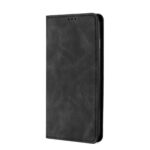 For Xiaomi Redmi Note 12 Pro+ China Skin Feel Magnetic Horizontal Flip Leather Phone Case(Black)