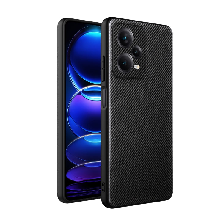 For Xiaomi Redmi Note 12 Pro China ViLi TC Series Kevlar Carbon Fiber Texture Phone Case(Black)