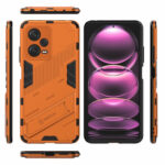 For Xiaomi Redmi Note 12 Pro China Punk Armor 2 in 1 PC + TPU Phone Case with Invisible Holder(Orange)