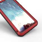 For Galaxy S20 Plus LOVE MEI Metal Shockproof Waterproof Dustproof Protective Case(Red)