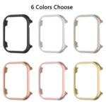 For Apple Watch Ultra 49mm Aluminum Alloy Frame Protective Case(Silver)