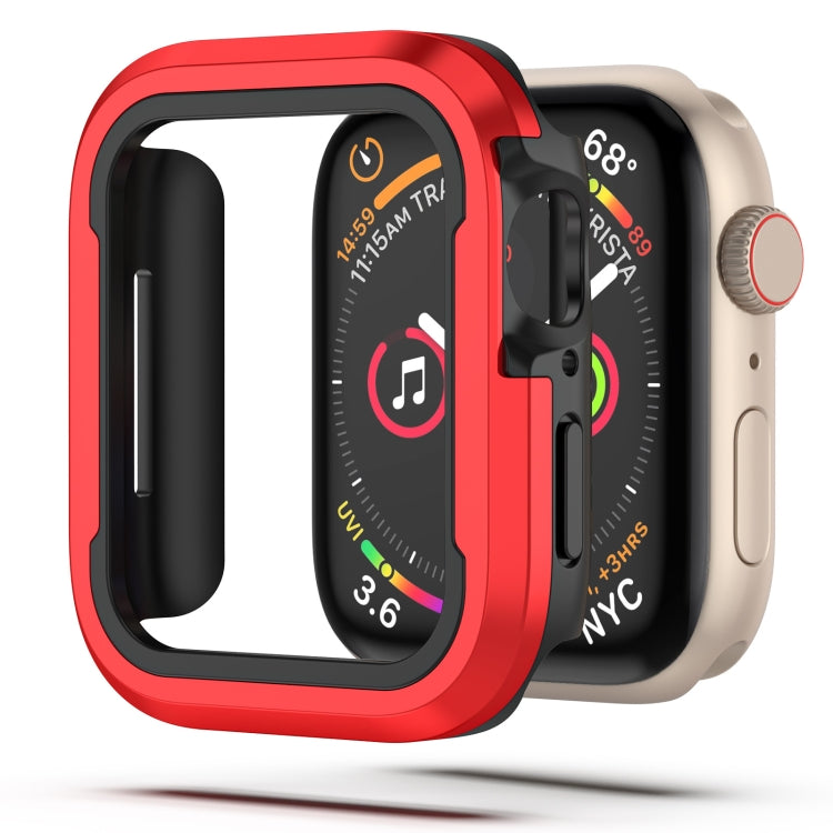 For Apple Watch Ultra 49mm Aluminum Alloy + TPU 2 in 1 Protective Case(Red)