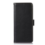 For Xiaomi Redmi Note 12 Pro+ China Magnetic Crazy Horse Texture Genuine Leather RFID Phone Case(Black)