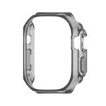 For Apple Watch Ultra 49mm Mijobs Ultra-thin Bezel PC Watch Case(Transparent Black)