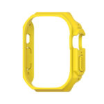 For Apple Watch Ultra 49mm Mijobs Ultra-thin Bezel PC Watch Case(Yellow)