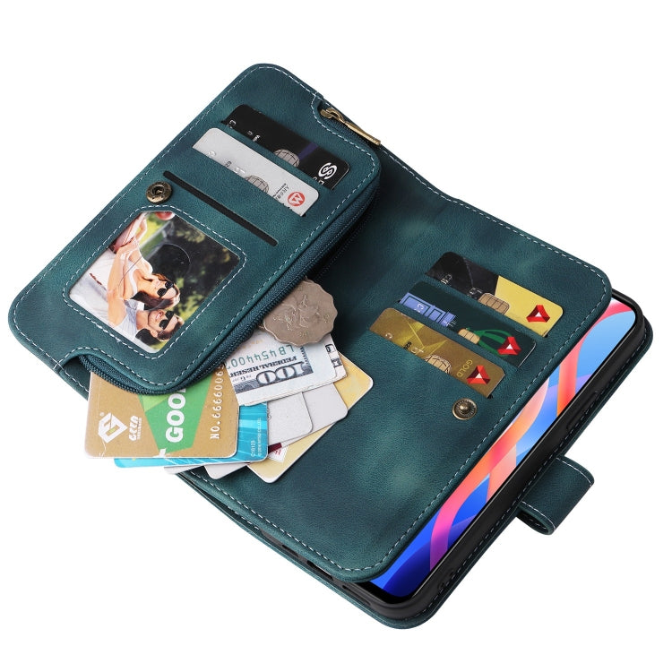 For Xiaomi Redmi Note 11 5G Multifunctional Card Slot Zipper Wallet Leather Phone Case(Blue)