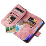 For Xiaomi Redmi Note 11 5G Multifunctional Card Slot Zipper Wallet Leather Phone Case(Rose Gold)