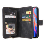 For Xiaomi Redmi Note 11 5G Multifunctional Card Slot Zipper Wallet Leather Phone Case(Black)