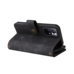 For Xiaomi Redmi Note 11 5G Multifunctional Card Slot Zipper Wallet Leather Phone Case(Black)