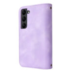 For Samsung Galaxy S23 5G Multifunctional Card Slot Zipper Wallet Leather Phone Case(Purple)