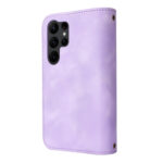 For Samsung Galaxy S23 Ultra 5G Multifunctional Card Slot Zipper Wallet Leather Phone Case(Purple)