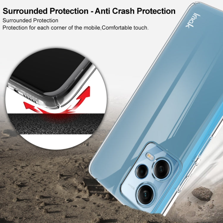 For Xiaomi Redmi Note 12 Pro+ China/Note 12 Explorer imak Wing II Pro Series Wear-resisting Crystal Phone Protective Case(Transparent)