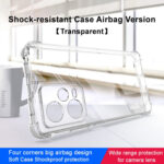 For Xiaomi Redmi Note 12 Pro China imak Shockproof Airbag TPU Phone Case(Transparent)