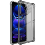 For Xiaomi Redmi Note 12 Pro China imak Shockproof Airbag TPU Phone Case(Transparent Black)