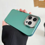 For iPhone 12 mini/13 mini/11 Pro Invisible Holder Ultra-thin PC Phone Case(Matcha Green)