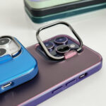 For iPhone 12 mini/13 mini/11 Pro Invisible Holder Ultra-thin PC Phone Case(Transparent Black)